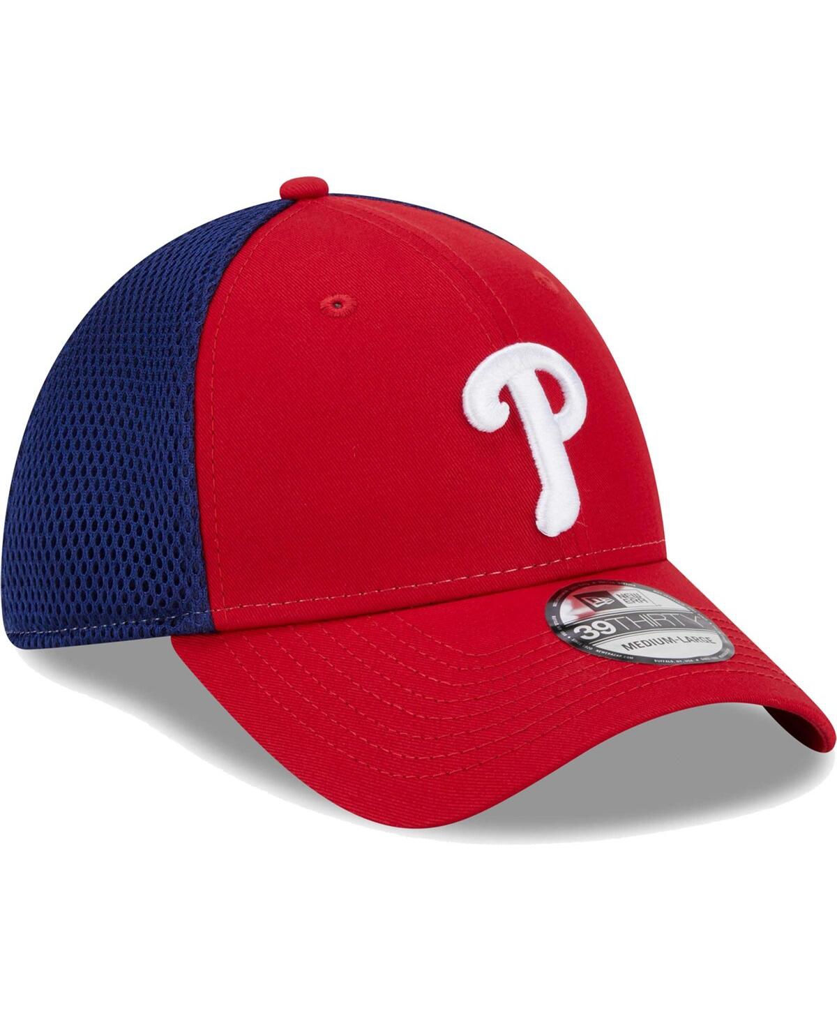 Men's New EraPhiladelphia Phillies Team Neo 39THIRTY Flex Hat - Red