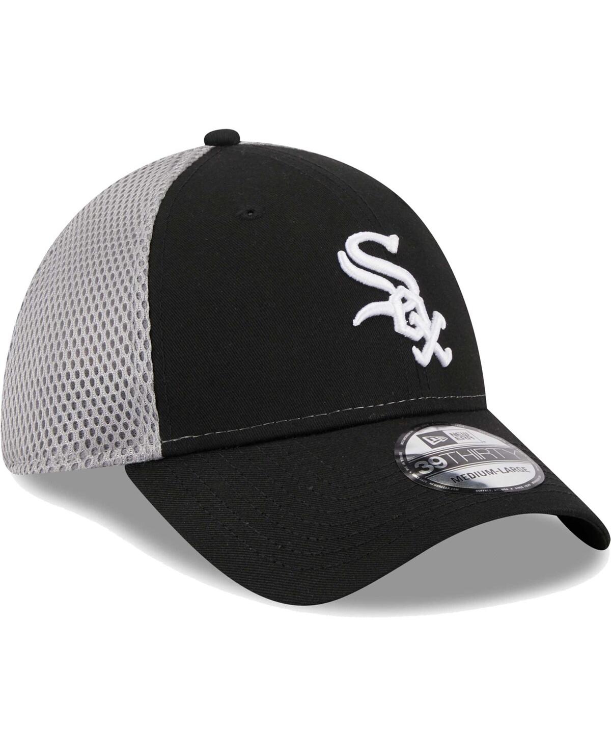 Men's New EraChicago White Sox Team Neo 39THIRTY Flex Hat - Black