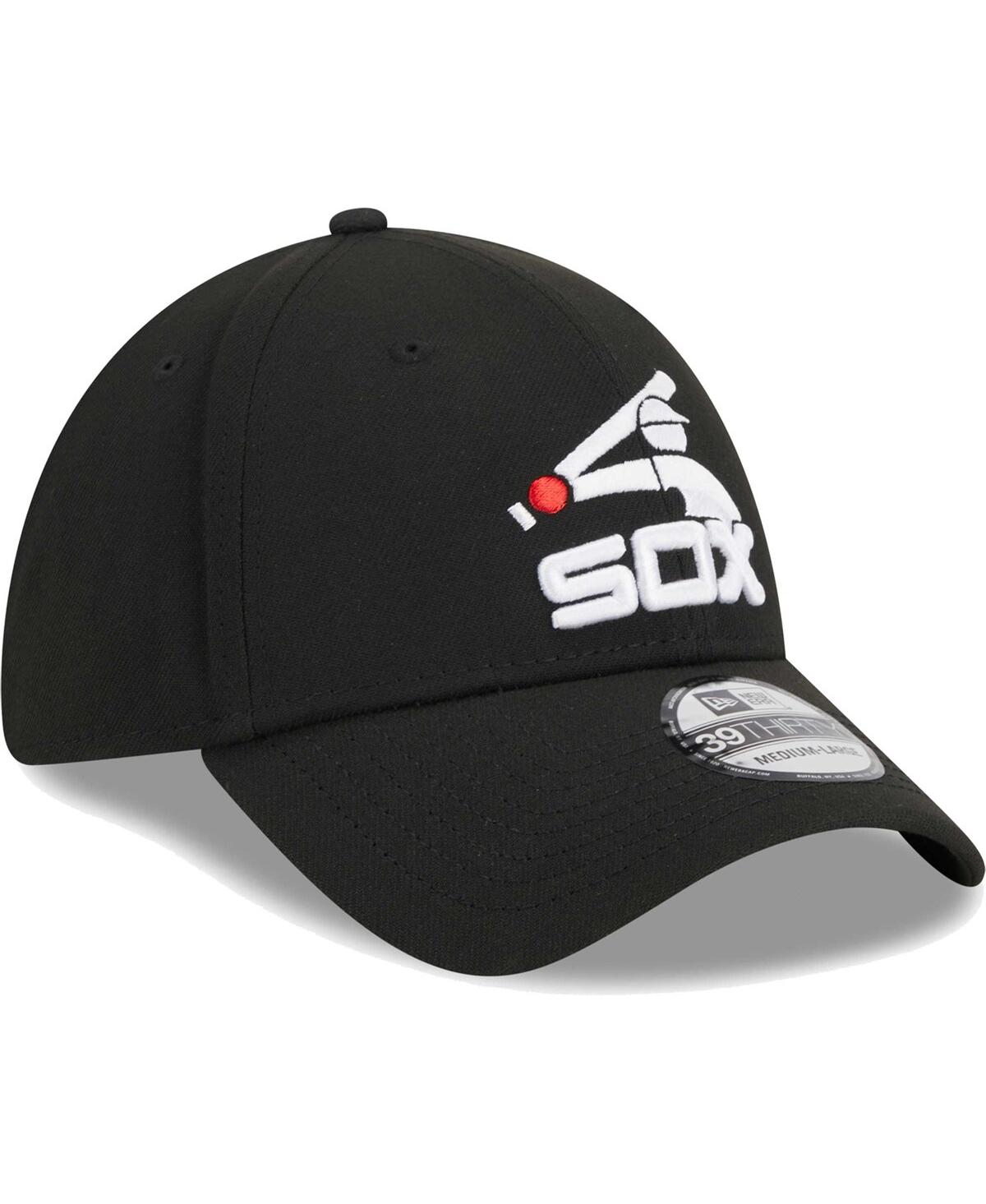 Men's New EraChicago White Sox Logo 39THIRTY Flex Hat - Black