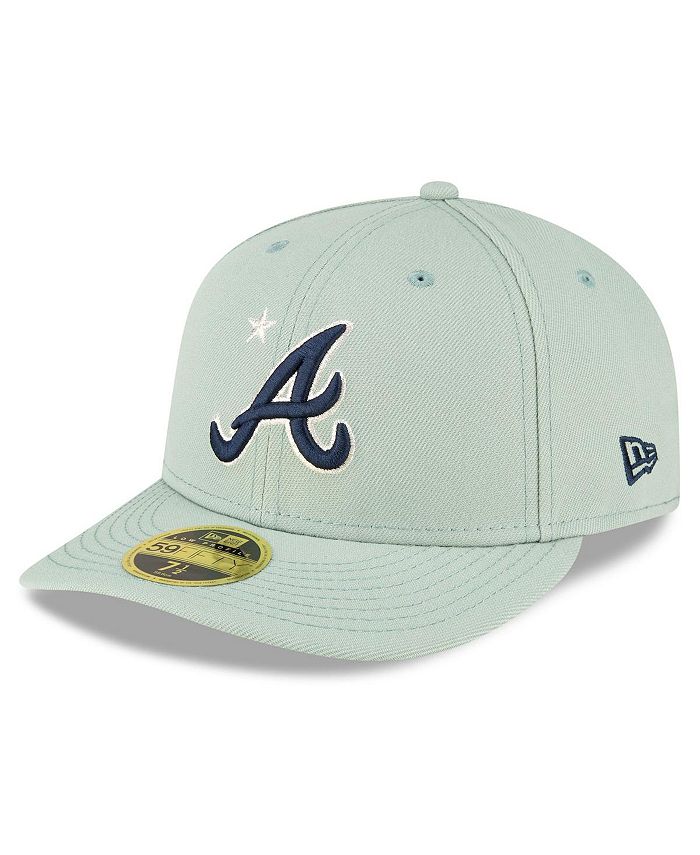 Casquette New Era Atlanta Braves 7 3/4 - Patch Latéral SportsWorld Bleu Orchidée, édition 2000 ASG