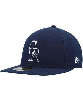 Men's Navy Colorado Rockies Oceanside Low Profile 59FIFTY Fitted Hat