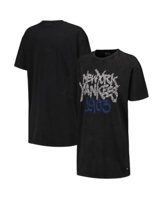 Women's Black New York Yankees T-shirt Dress