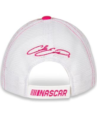 Big Girls Gray, White Chase Elliott Favorite Driver Adjustable Hat