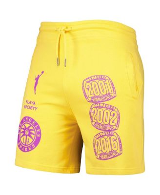 Men's Gold Los Angeles Sparks Legacy Logo Shorts