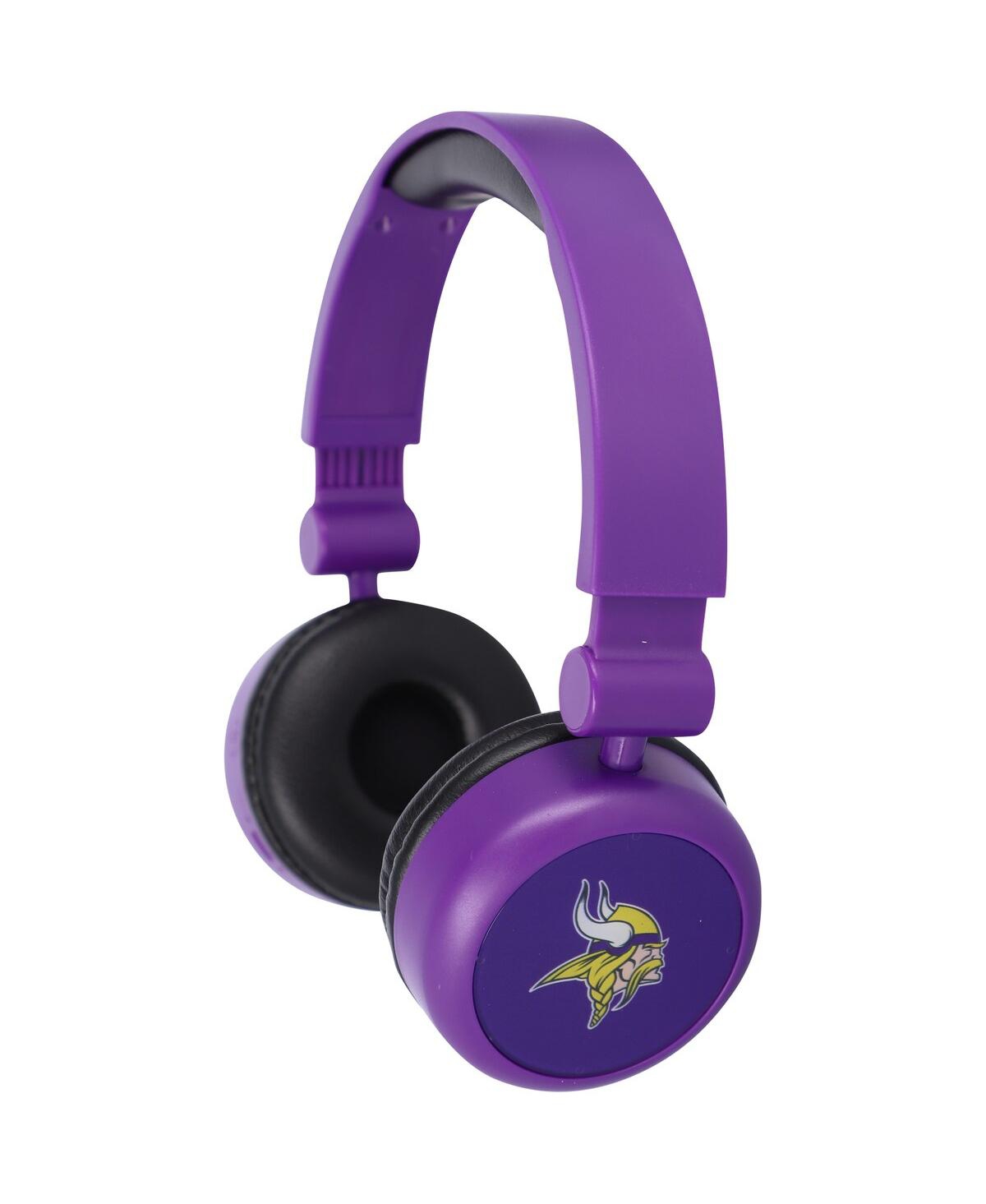 Prime Brands Minnesota Vikings Team Wireless Headphones In Purple