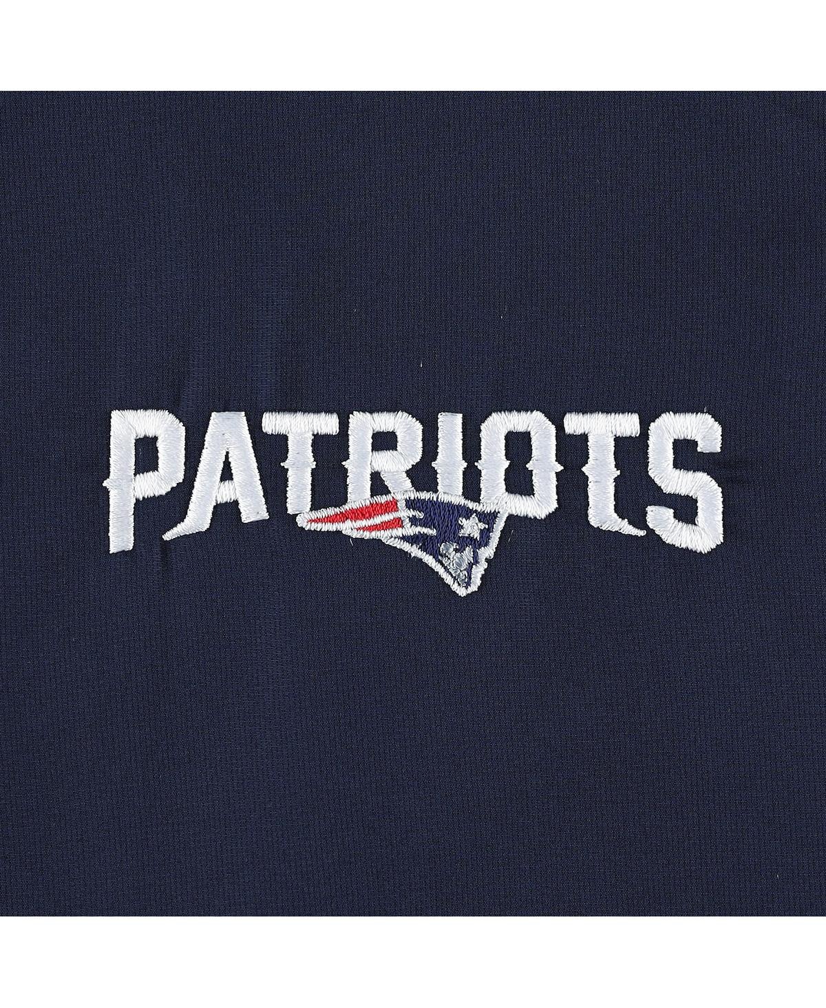 Dunbrooke Navy New England Patriots Hurricane Raglan Full-zip Windbreaker Jacket In Navy