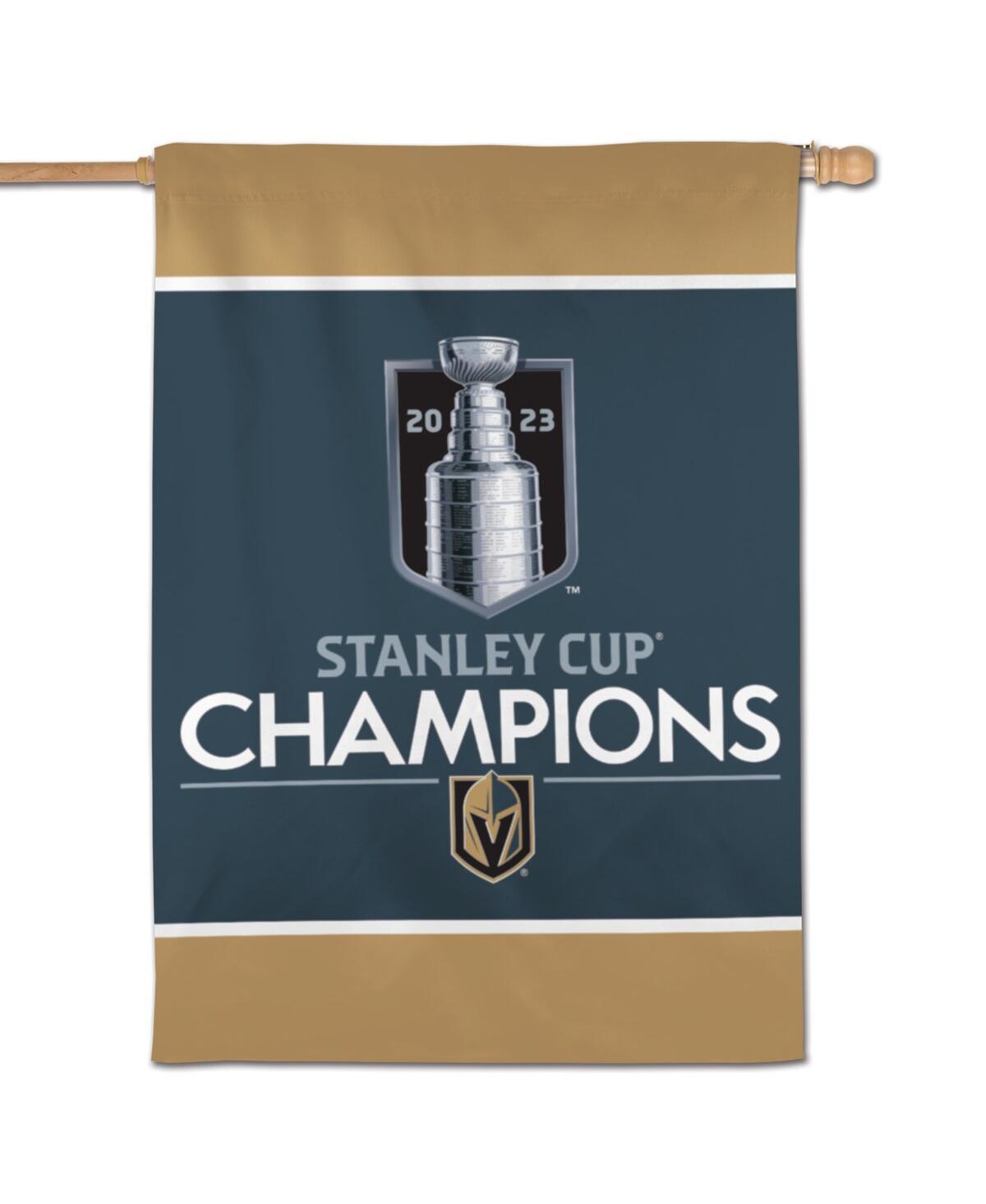 Wincraft Vegas Golden Knights 2023 Stanley Cup Champions Double-sided 28'' X 40'' Vertical Banner In Multi