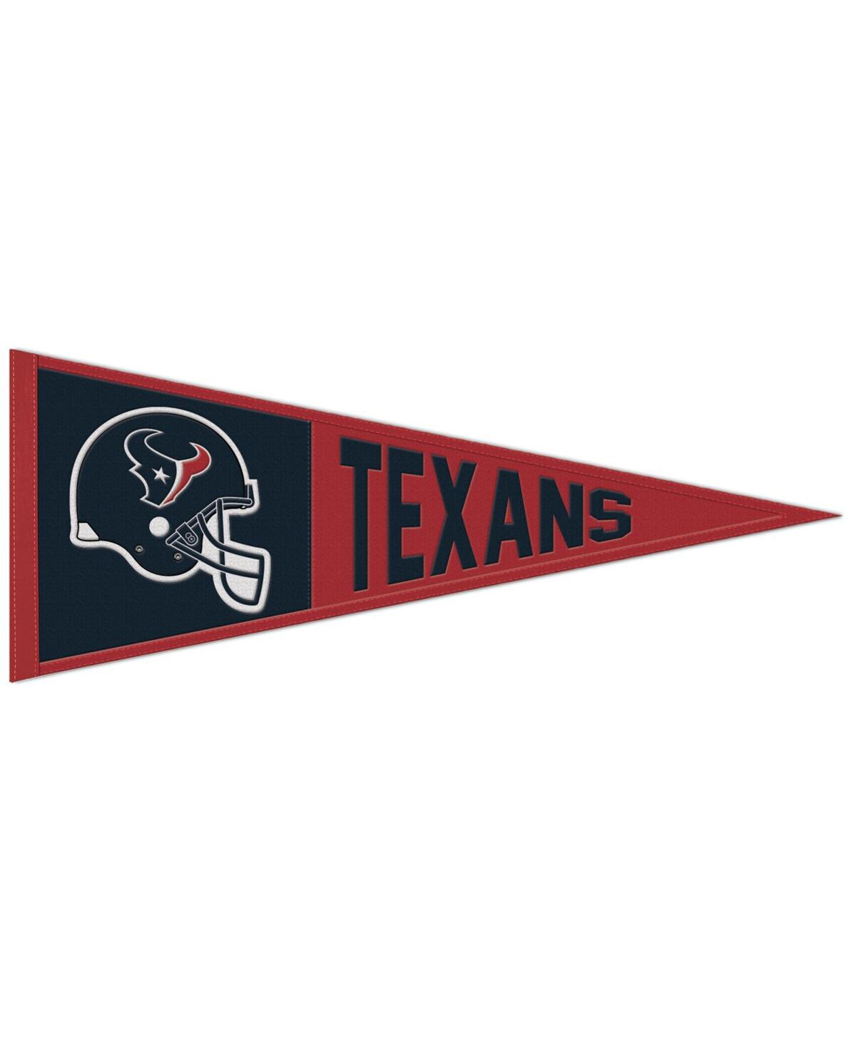 Wincraft Houston Texans 13" X 32" Retro Logo Pennant In Red