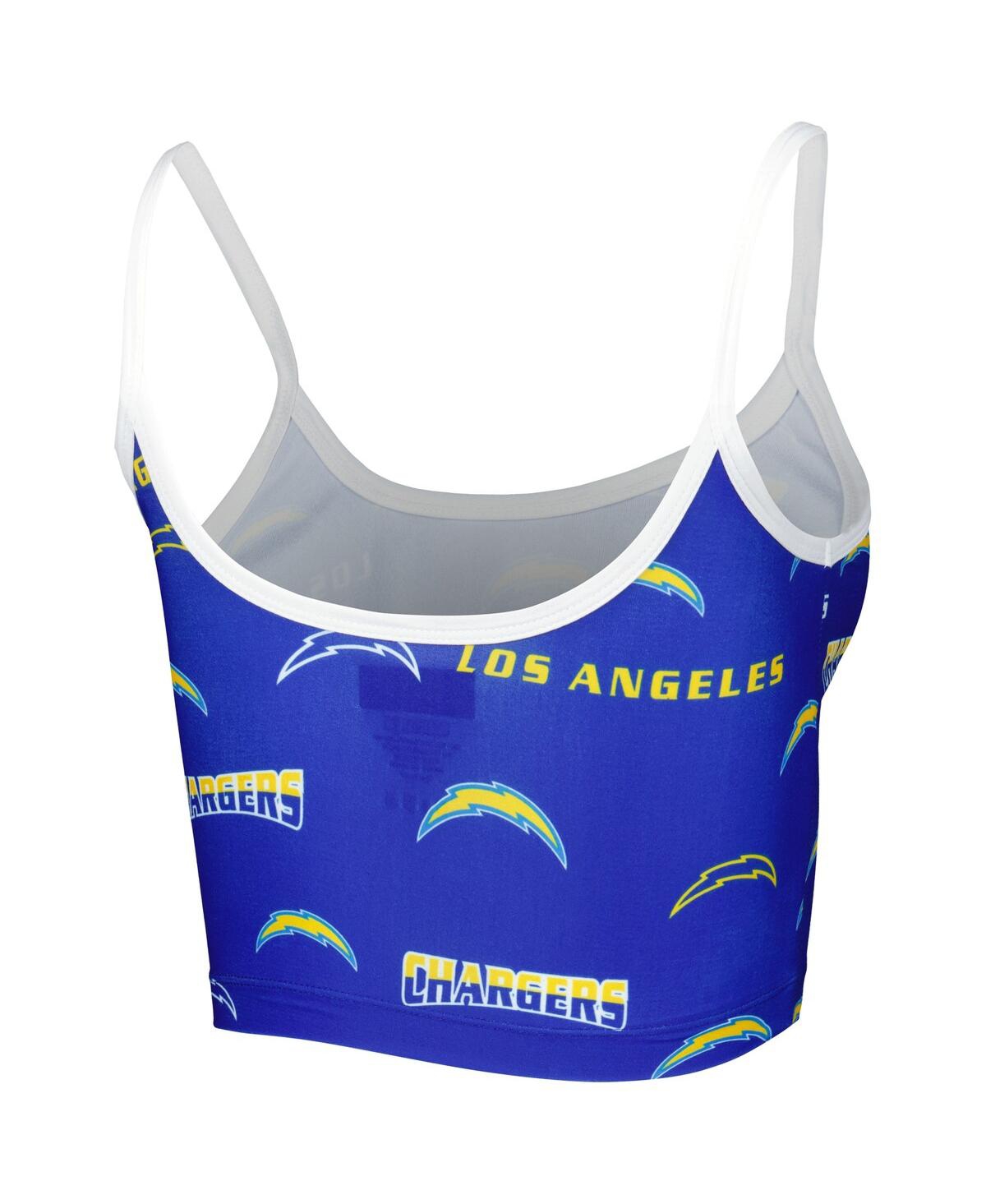 Shop Concepts Sport Women's  Powder Blue Powder Blue Los Angeles Chargers Breakthrough Allover Knit Lounge