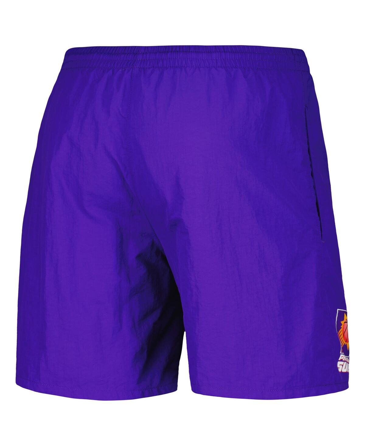 Shop Mitchell & Ness Men's  Purple Phoenix Suns Hardwood Classics 1992-2000 Throwback Logo Heritage Shorts
