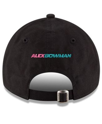 Men's Black Alex Bowman Enzyme Washed 9TWENTY Adjustable Hat