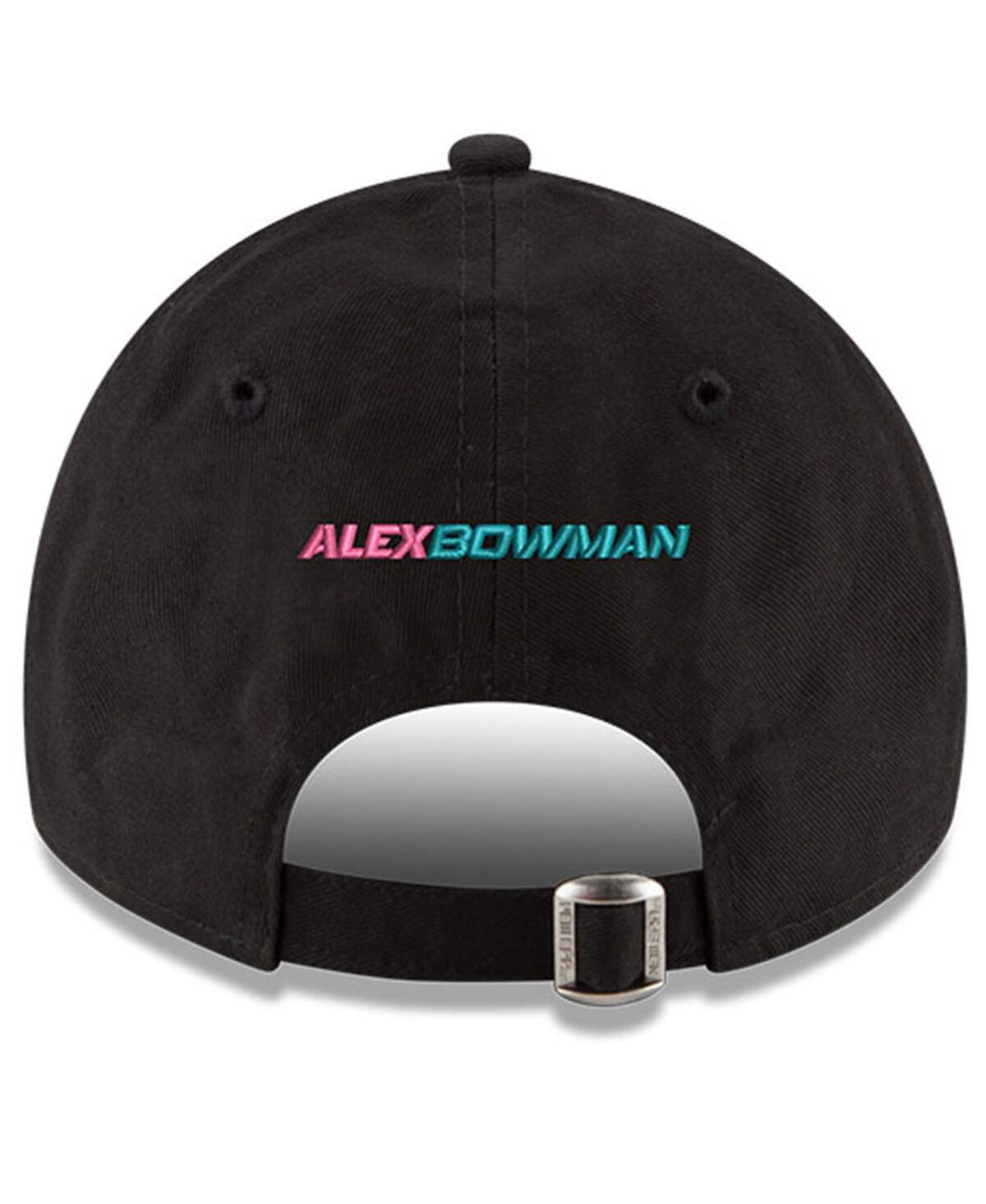 NEW ERA MEN'S NEW ERA BLACK ALEX BOWMAN ENZYME WASHED 9TWENTY ADJUSTABLE HAT 