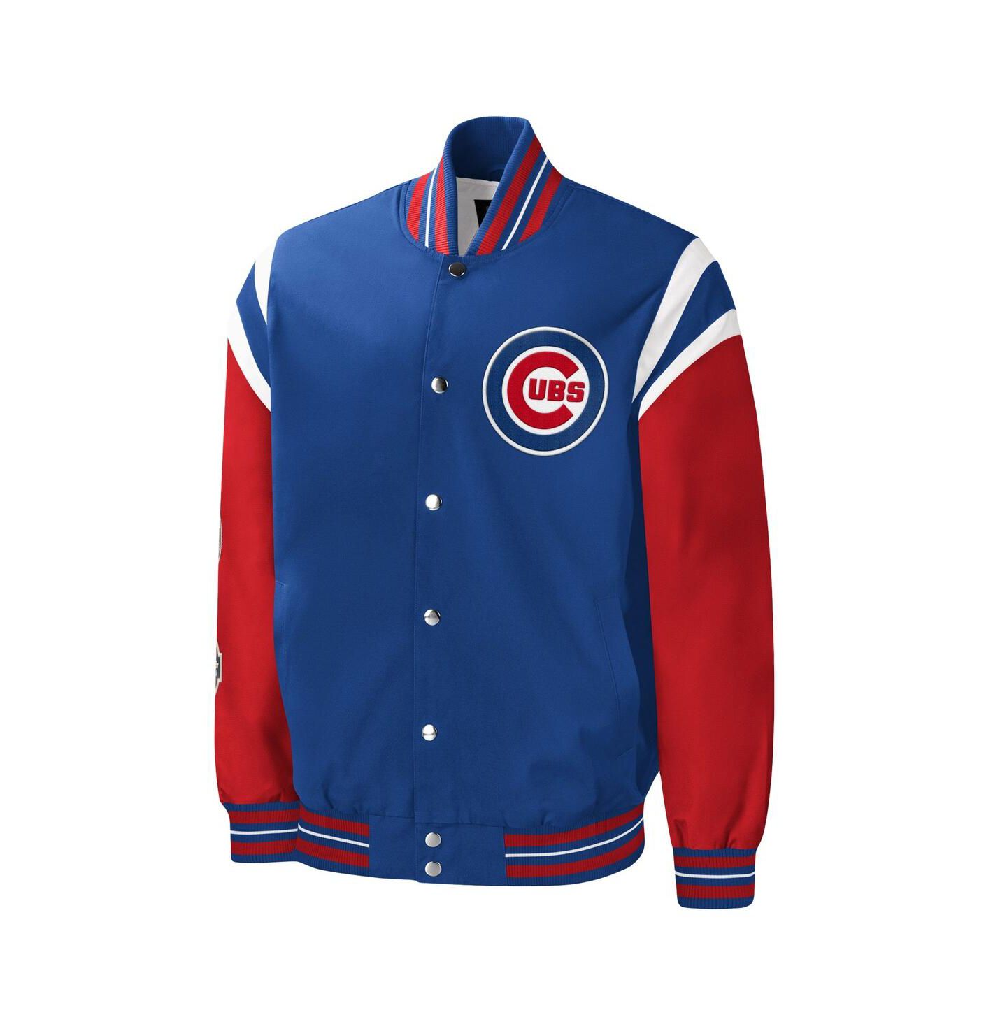 Мужская куртка G-III Sports by Carl Banks Royal Chicago Cubs Title Holder Full-Snap Varsity — фото 3
