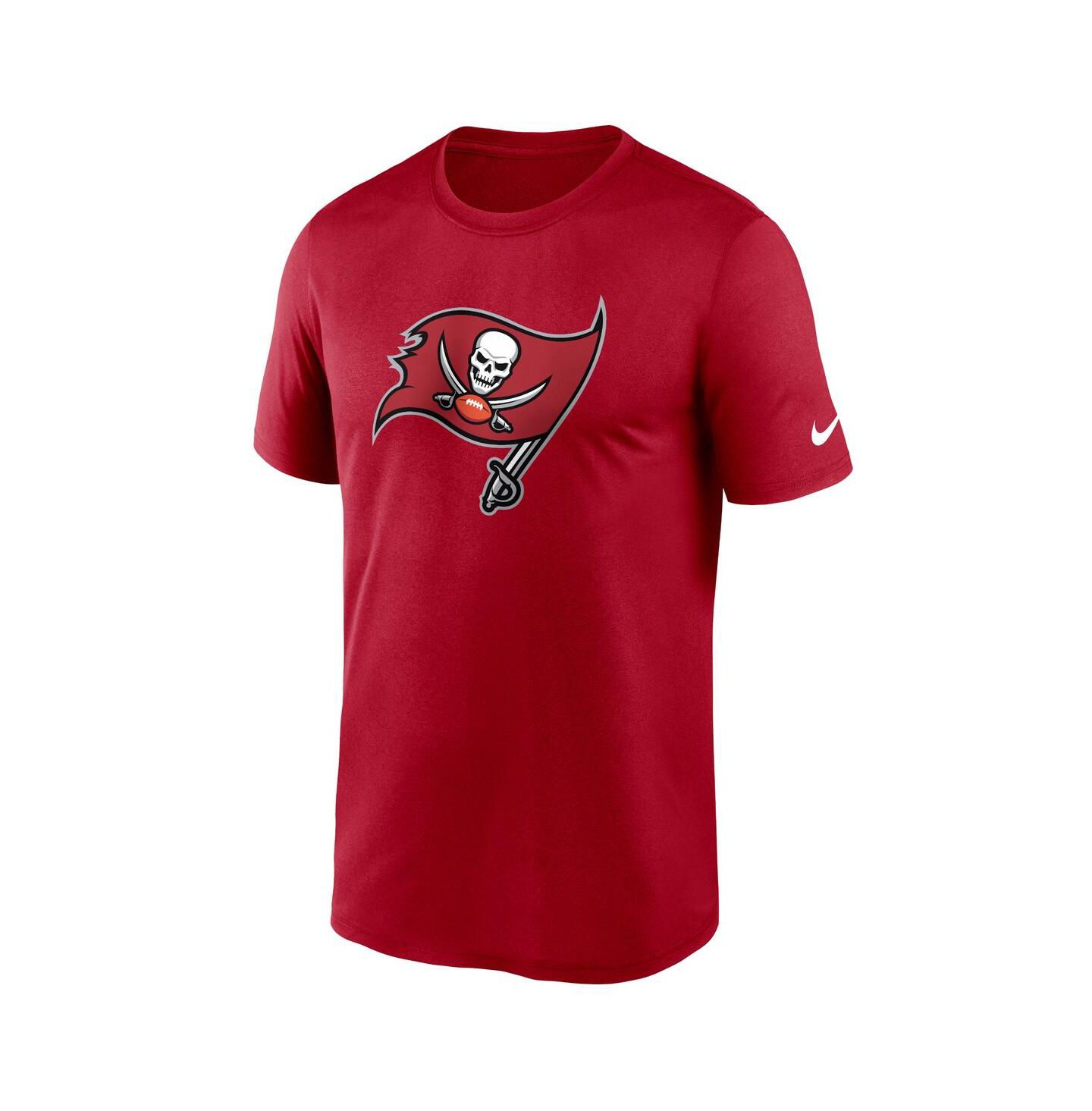 Мужская футболка Nike Red Tampa Bay Buccaneers Legend Logo Performance — фото 3