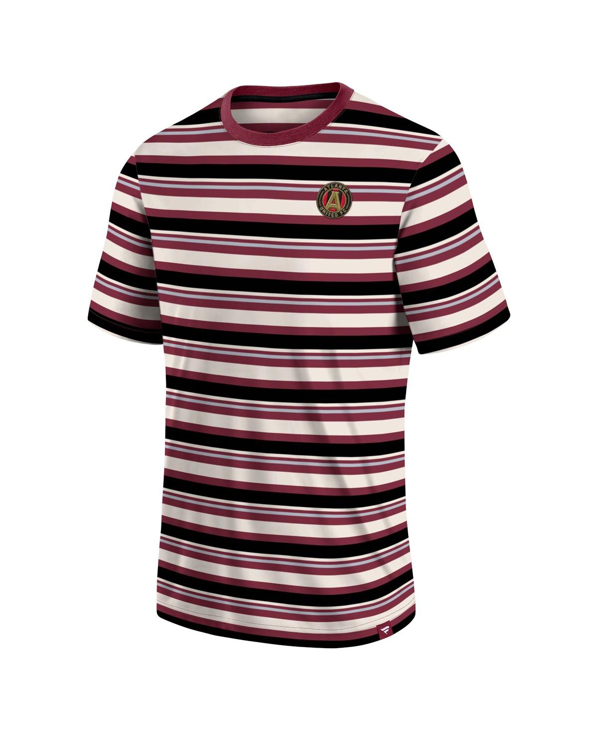 Fanatics Branded Red Atlanta United Fc Shot Clock Stripe T-shirt In Red