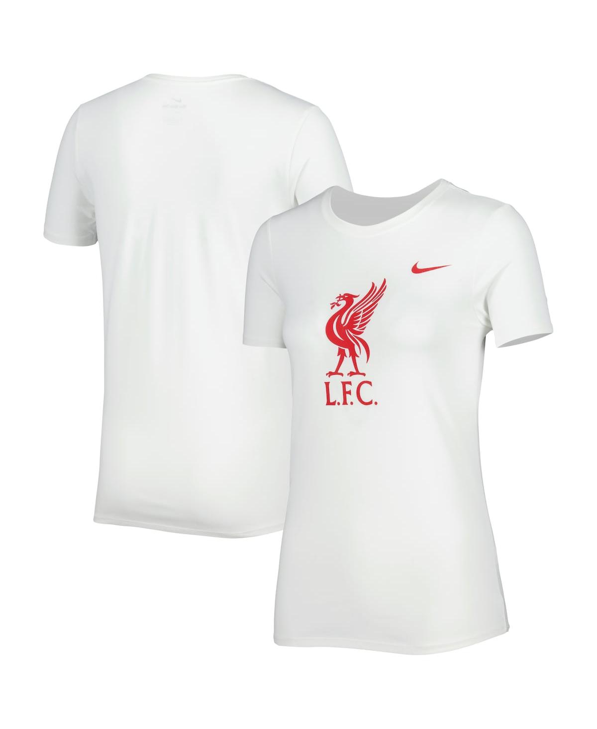 Shop Nike Women's  White Liverpool Legend Performance T-shirt
