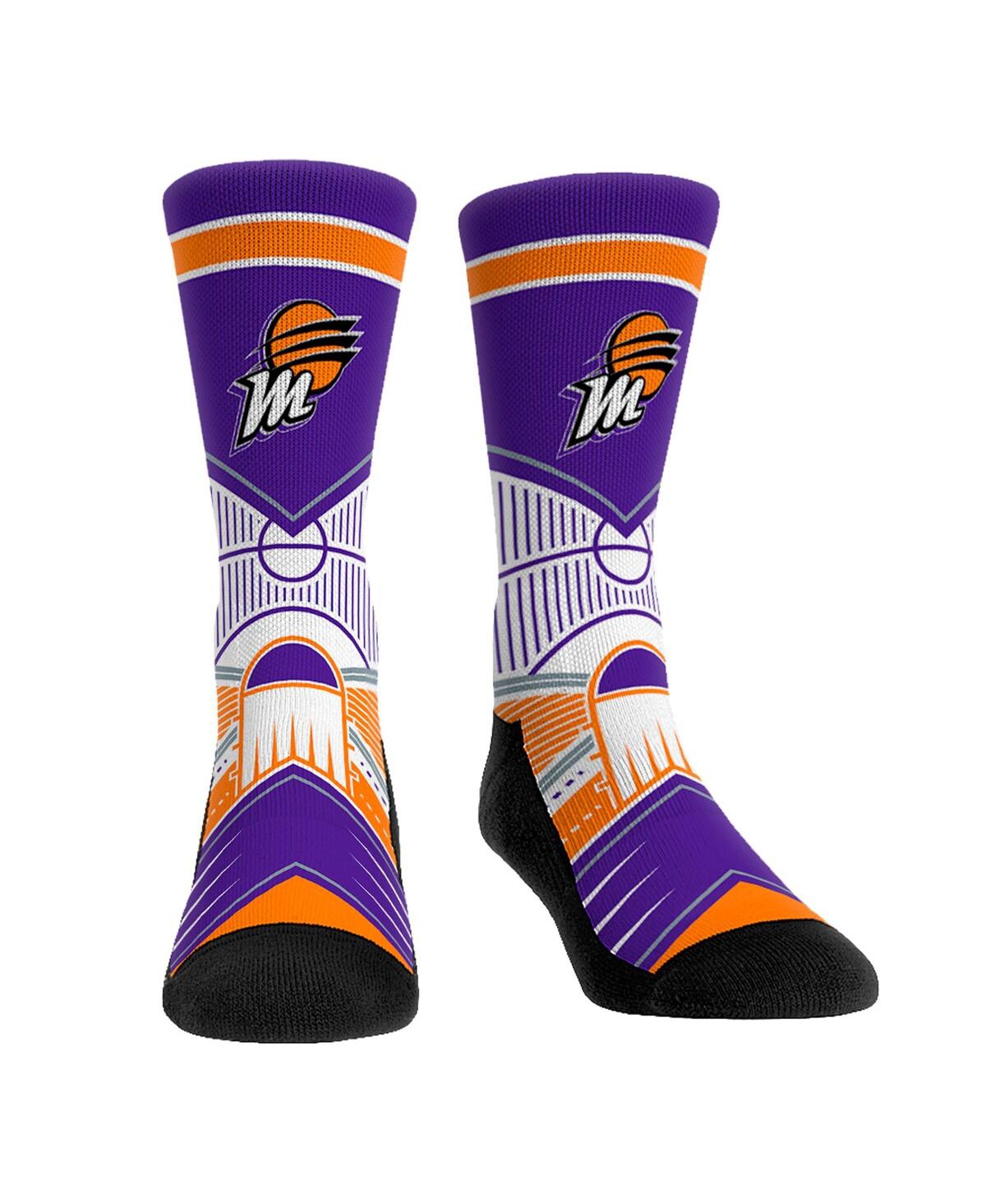 Shop Rock 'em Men's And Women's  Socks Phoenix Mercury Full Court Press Crew Socks In Multi