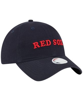 Women's Navy Boston Red Sox Shoutout 9TWENTY Adjustable Hat