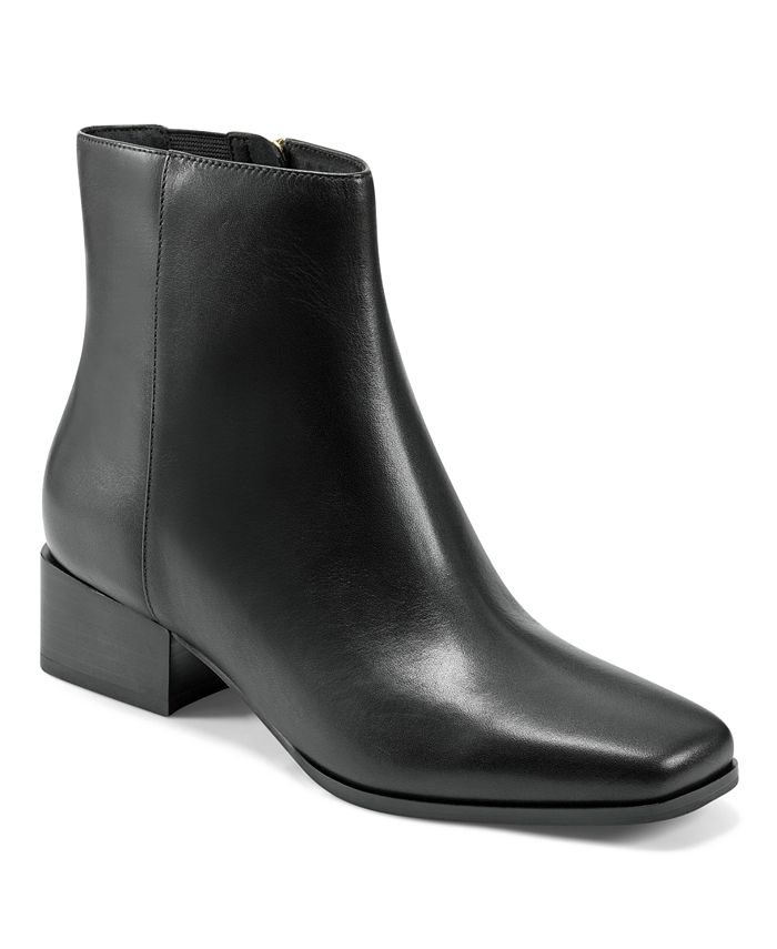 Easy Spirit Women s Eflex Sidney Block Heel Square Toe Dress
