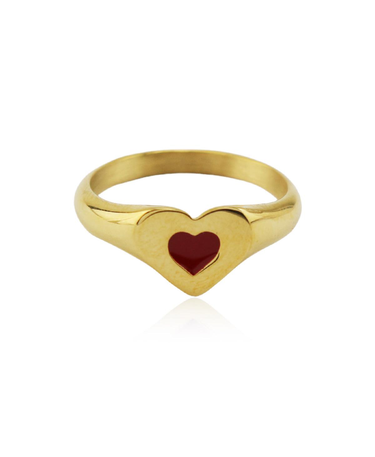 Be Kind Heart Ring - Gold