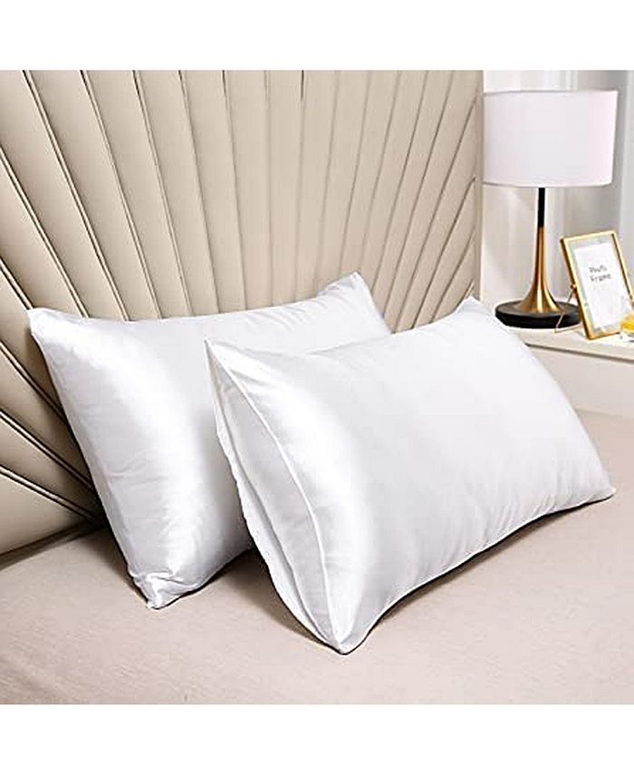 Dr Pillow White Silk Pillow Case 2 Pack Macy's