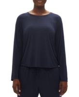 Gap GapBody Women's Long-Sleeve Crewneck Pajama Top - Navy Uniform