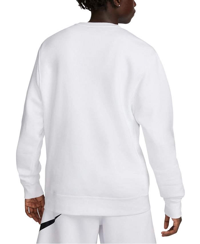 Nike Men's Sportswear Club Fleece Graphic Crewneck Sweatshirt - Macy's