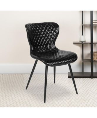 Contemporary Diamond Patterned Accent Dining Chair