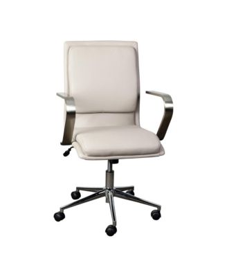 Artemis Mid-Back Home Office Chair With Armrests, Height Adjustable Swivel Seat And Five Star Base