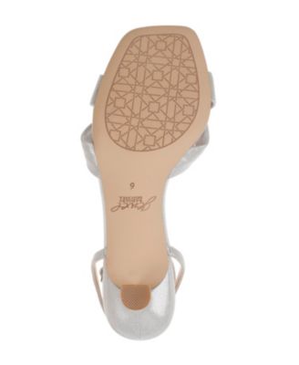 Women's Valarie Square Toe Kitten Heel Evening Sandals