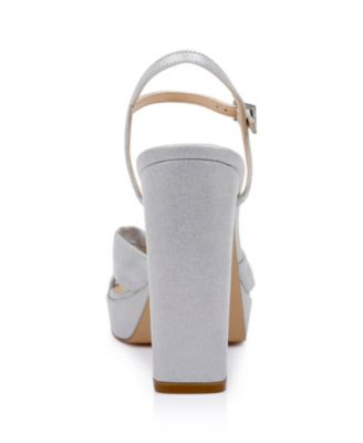 Women's Valencia Square Toe Evening Platform Sandals