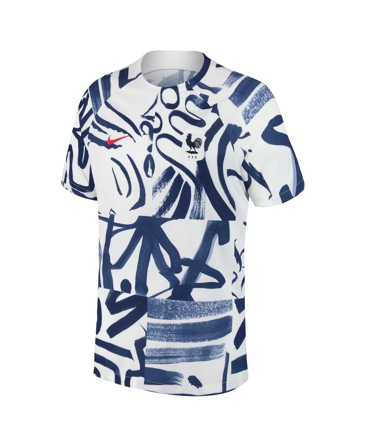 Men's NikeFrance Women's National Team 2023 Academy Pro Pre-Match Top - White