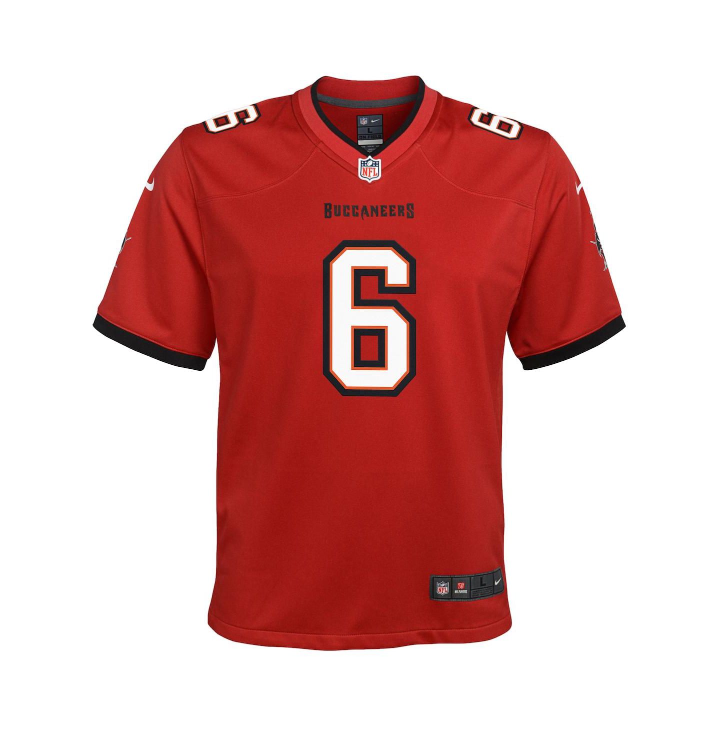 Детская игровая джерси Nike Baker Mayfield Tampa Bay Buccaneers, Red — фото 2