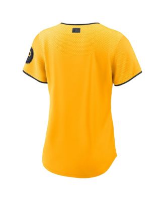 Women's Gold Pittsburgh Pirates 2023 City Connect Replica Jersey