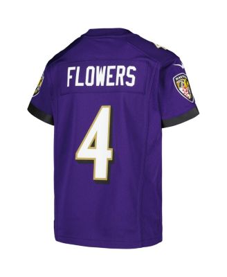 Big Boys Zay Flowers Baltimore Ravens Game Jersey