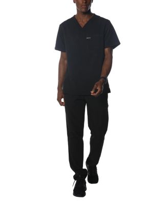 Men's Hampton Open Bottom Scrub Pants For Short Men