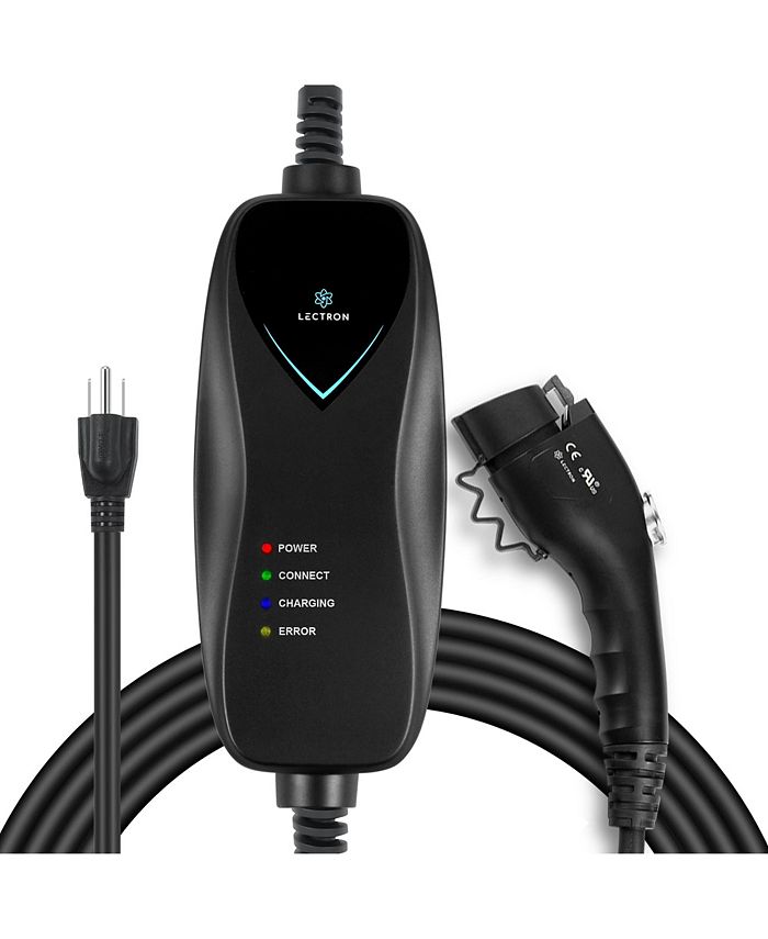 Lectron Level 1 EV Charger ETL Certified, 110V, 15 Amp, 16 ft