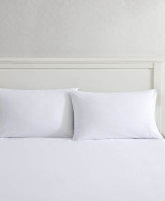 Solid Cotton Percale Pillowcase Pair, Standard