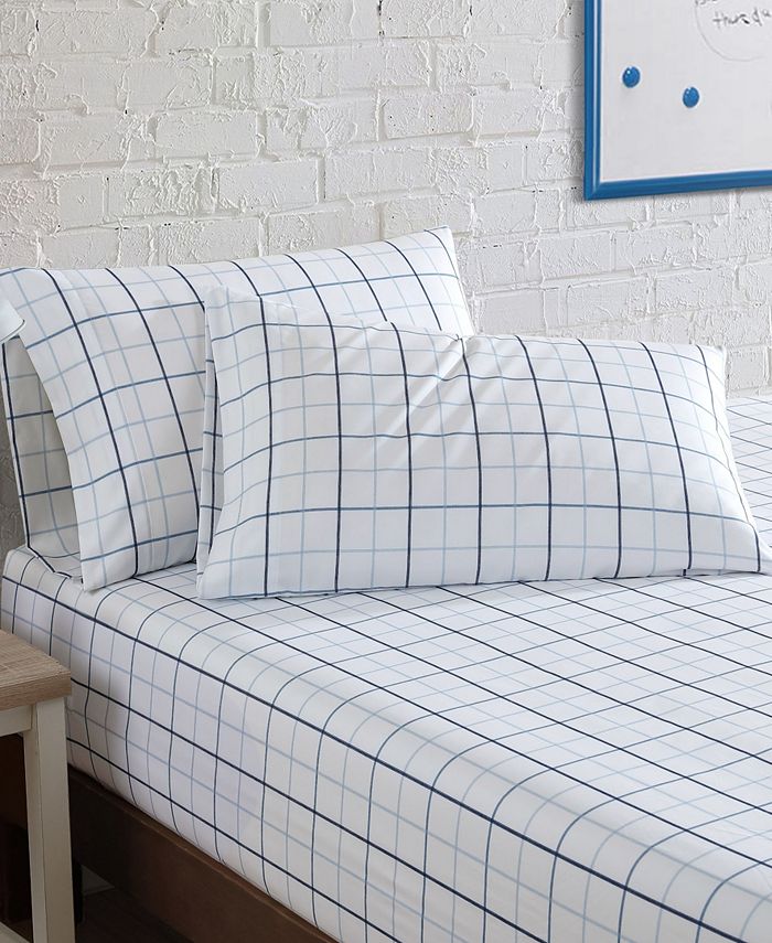 Nautica Clarkson Microfiber 3 Piece Sheet Set, Full Macy's
