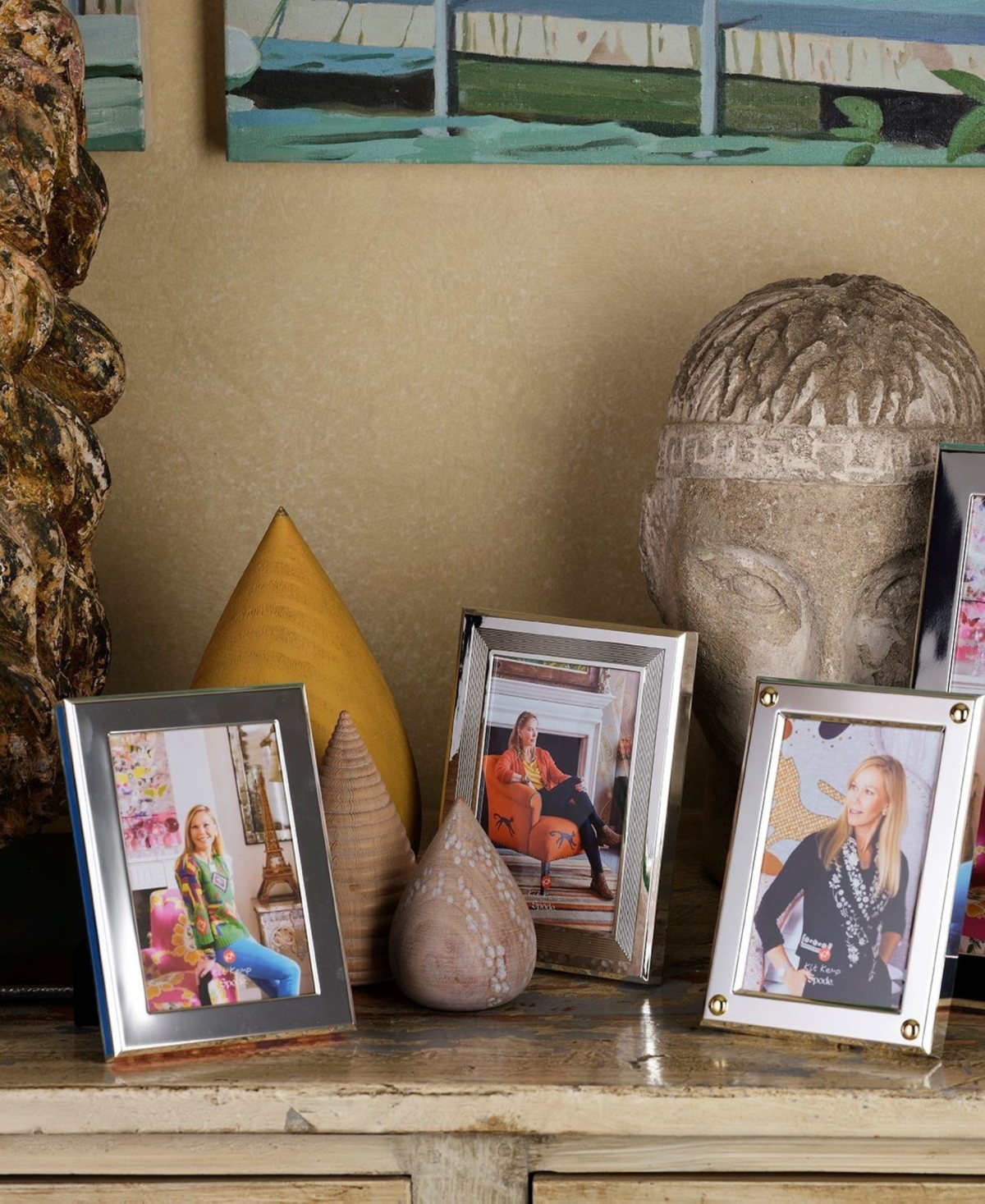 Kit Kemp for Spode Cabana Photo Frame, 4" x 6"