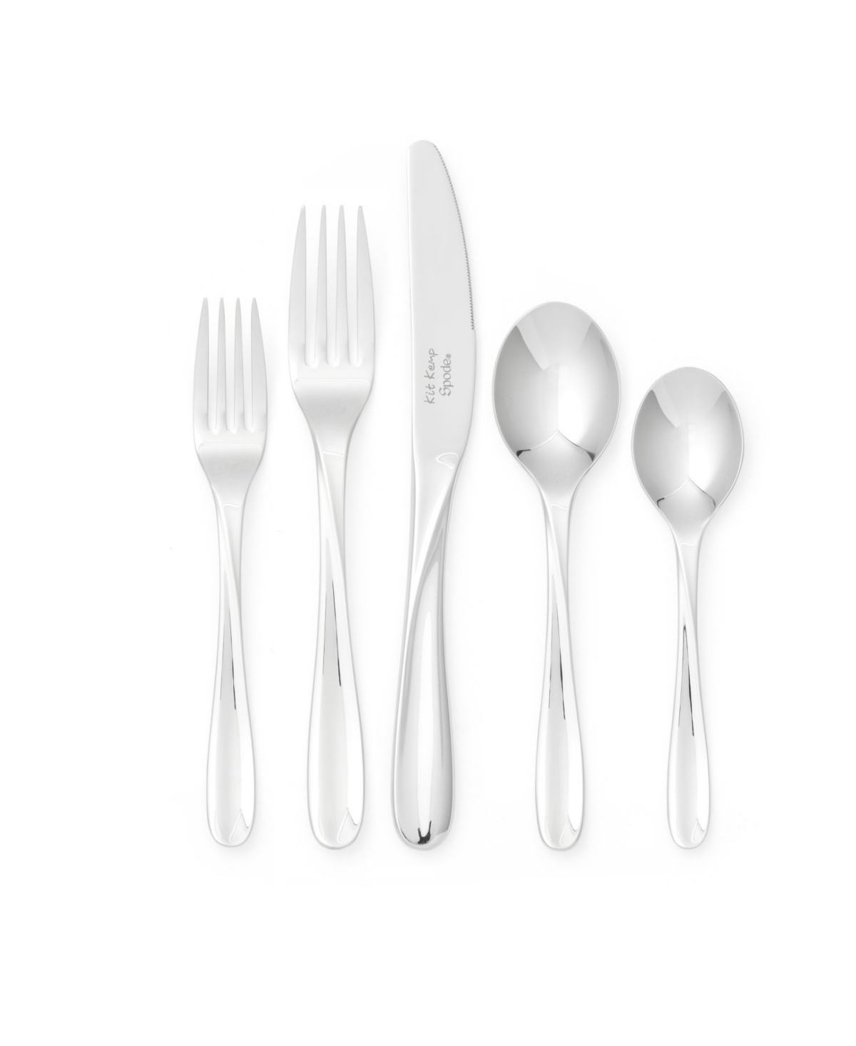 Kit Kemp for Spode Twist 18/10 Stainless Steel Piece Cutlery Set, Service For 4