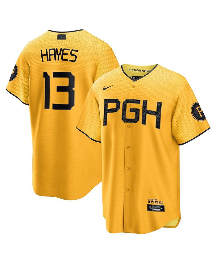 Nike Men's Ke'Bryan Hayes Gold Pittsburgh Pirates 2023 City