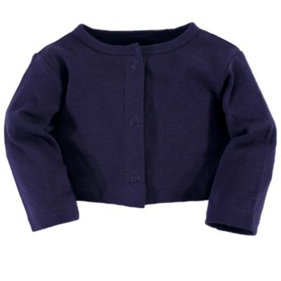 Baby Girls Natural Cotton Dress and Cardigan