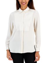 Tuxedo shirt for women sales
