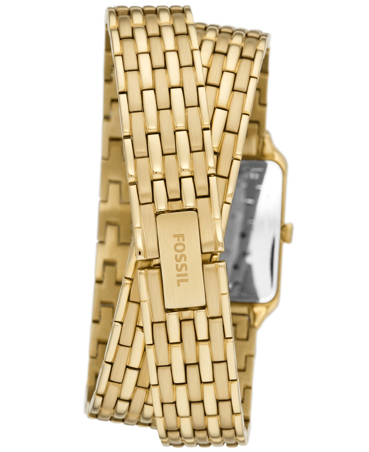 Fossil Women's Raquel Three-Hand Date Gold-Tone Stainless Steel Watch, 23mm - Gold-Tone