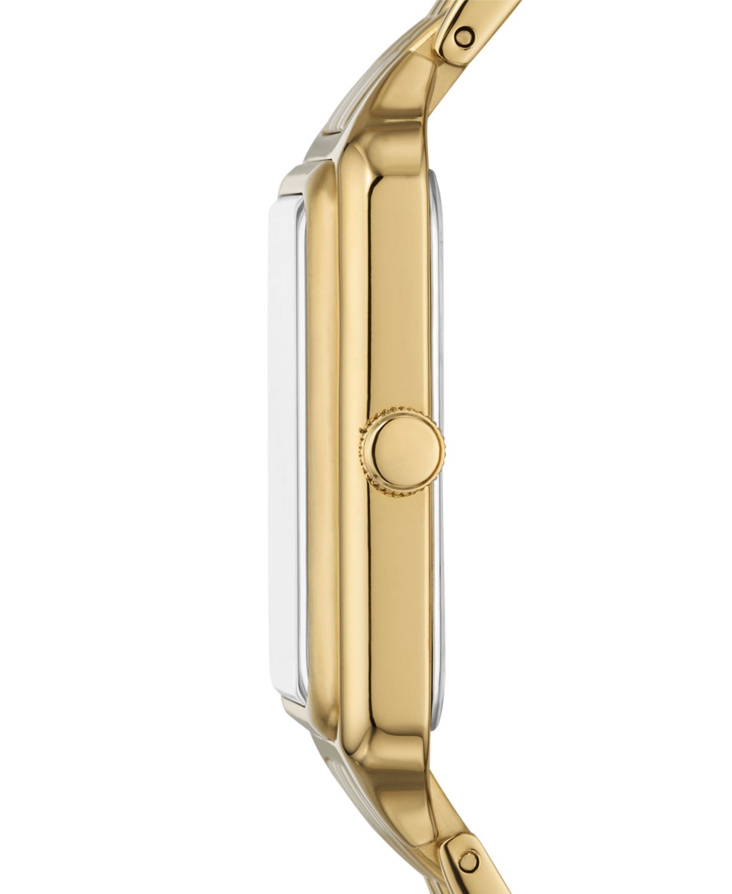 Женские часы Fossil Raquel Three-Hand Date Gold-Tone Stainless Steel Watch, 26mm — фото 3