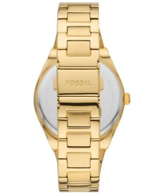 Women's Scarlette Three-Hand Date Gold-Tone Stainless Steel Watch, 38mm