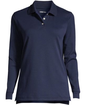 Women's Tall Long Sleeve Interlock Polo Shirt