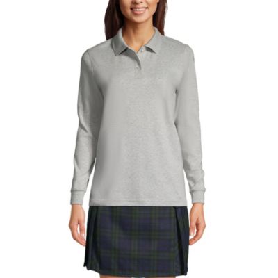 Women's Long Sleeve Interlock Polo Shirt