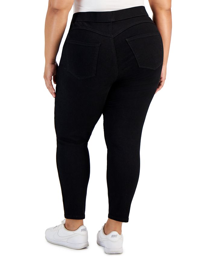 Celebrity Pink Trendy Plus Size Curvy Pull-On Skinny Ankle Jeans - Macy's